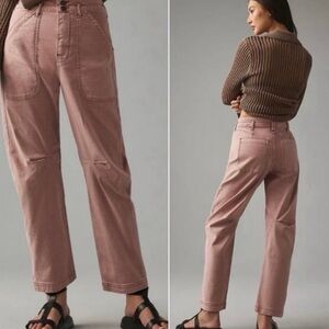 Anthropologie Pilcro Knee-Tuck Pants